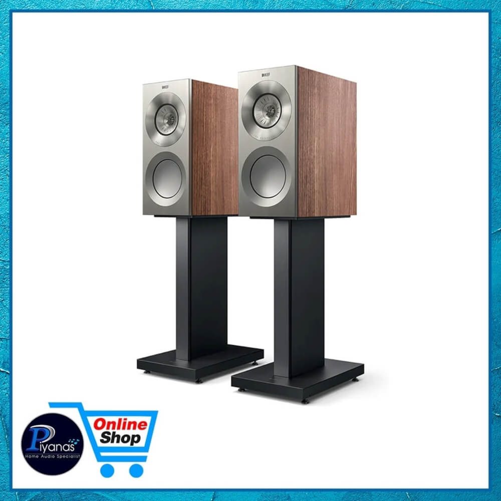ลำโพงบุ๊คเชล์ฟ KEF : REFERENCE 1 META สีวอลนัท/ซิลเวอร์